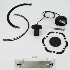 hofstein Suspension Wharua Noir, 1 lumière* Suspensions