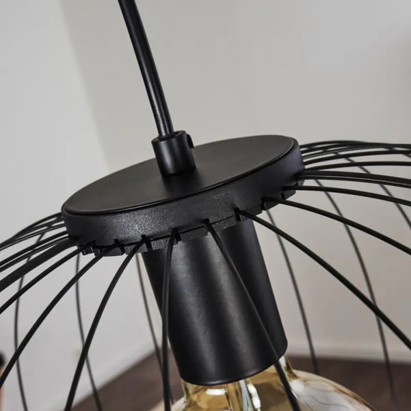 hofstein Suspension Wharua Noir, 1 lumière* Suspensions