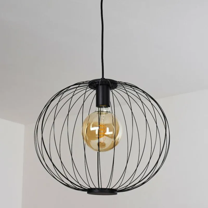 hofstein Suspension Wharua Noir, 1 lumière* Suspensions