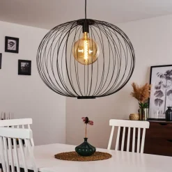 hofstein Suspension Wharua Noir, 1 lumière* Suspensions