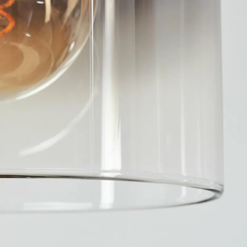 hofstein Suspension Wichita Noir, 3 lumières