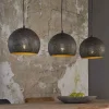 Lampes Industrielles-hofstein Suspension Wildervanksterdallen Brun, Noir, 3 lumières