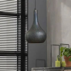 Lampes Industrielles-hofstein Suspension Wildervanksterdallen Brun, Noir, 1 lumière