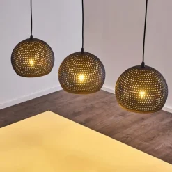 Luminaires Orientaux-hofstein Suspension Wildervanksterdallen Noir, 3 lumières