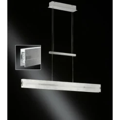 Luminaires Wofi Suspension Wofi ARLON LED Argenté, 2 lumières