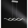 Luminaires Wofi Suspension Wofi BONNEY LED Nickel mat, 1 lumière* Éclairage Led