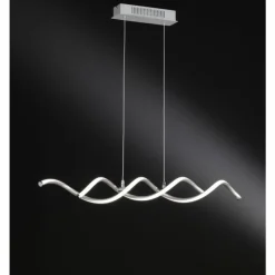 Luminaires Wofi Suspension Wofi BONNEY LED Nickel mat, 1 lumière* Éclairage Led