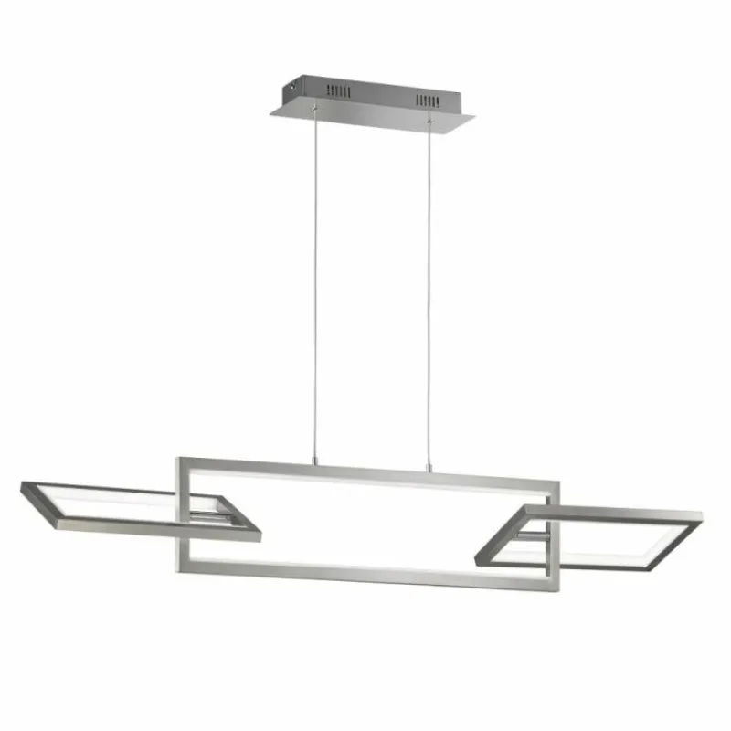 Luminaires Wofi Suspension WOFI MURIEL LED Nickel mat, 1 lumière* Suspensions