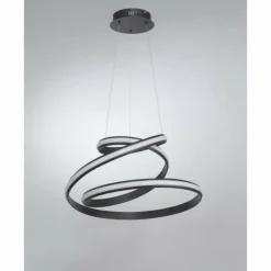 Luminaires Wofi Suspension WOFI TESS LED Noir, 1 lumière* Suspensions