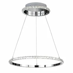 Luminaires Wofi Suspension Wofi-Leuchten HARLEY LED Chrome, 1 lumière* Suspensions