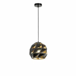 Luminaires Wofi Suspension Wofi-Leuchten JUBA Noir, 1 lumière* Suspensions
