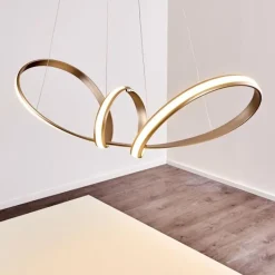 hofstein Suspension Woyens LED Acier inoxydable, 1 lumière