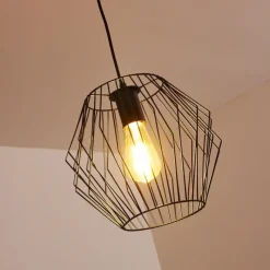 Lampes Vintages & Rétros-hofstein Suspension Yalmhill Noir, 1 lumière