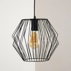 Lampes Vintages & Rétros-hofstein Suspension Yalmhill Noir, 1 lumière