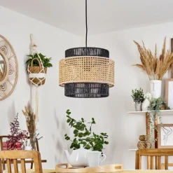 Luminaires Scandinaves-hofstein Suspension Zaracure Noir, 1 lumière