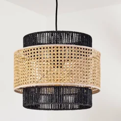 Luminaires Scandinaves-hofstein Suspension Zaracure Noir, 1 lumière