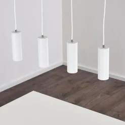 hofstein Suspension Zuoz Blanc, 4 lumières