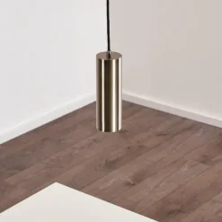 hofstein Suspension Zuoz Nickel mat, 1 lumière