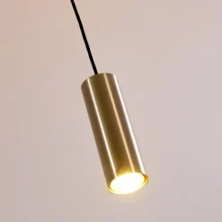 hofstein Suspension Zuoz Nickel mat, 1 lumière