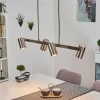 Lampes Industrielles-hofstein Suspension Zuoz Nickel mat, 4 lumières