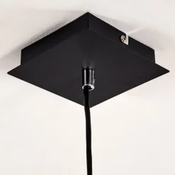 hofstein Suspension Zuoz Noir, 1 lumière