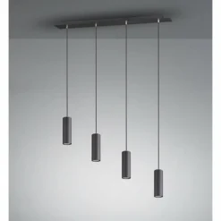 Luminaires Trio Suspension Zuoz Noir, 4 lumières* Suspensions