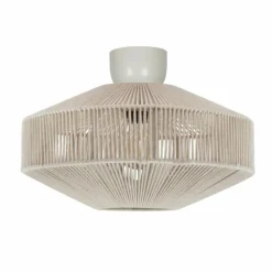 Lampes En Tissu-Luminaires Trio SVEA Plafonnier Beige, 1 lumière