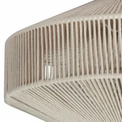 Lampes En Tissu-Luminaires Trio SVEA Plafonnier Beige, 1 lumière