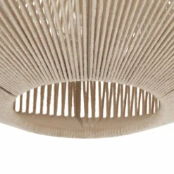 Lampes En Tissu-Luminaires Trio SVEA Suspension Beige, 1 lumière