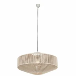 Lampes En Tissu-Luminaires Trio SVEA Suspension Beige, 1 lumière