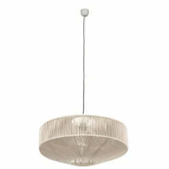 Lampes En Tissu-Luminaires Trio SVEA Suspension Beige, 1 lumière