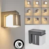 hofstein Swanek Lampe murale d´extérieur, Applique murale LED Anthracite, 1 lumière