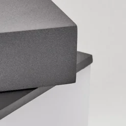 hofstein Swanek Lampe murale d´extérieur, Applique murale LED Anthracite, 1 lumière