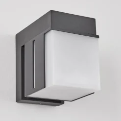 hofstein Swanek Lampe murale d´extérieur, Applique murale LED Anthracite, 1 lumière