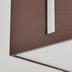 hofstein Swanek Lampe murale d´extérieur, Applique murale LED Rouille, 1 lumière, Détecteur de mouvement