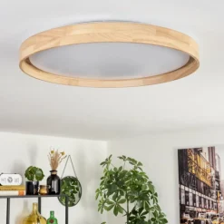 Luminaires Scandinaves-hofstein Tabernas Plafonnier LED Écru, Blanc, 1 lumière