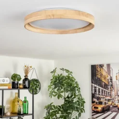 Luminaires Scandinaves-hofstein Tabernas Plafonnier LED Écru, Blanc, 1 lumière