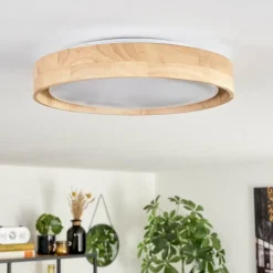 Luminaires Scandinaves-hofstein Tabernas Plafonnier LED Écru, Blanc, 1 lumière