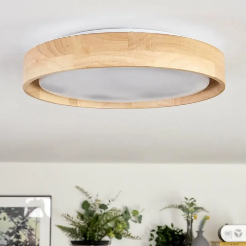 Luminaires Scandinaves-hofstein Tabernas Plafonnier LED Écru, Blanc, 1 lumière