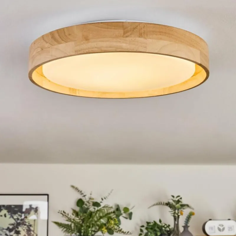 Luminaires Scandinaves-hofstein Tabernas Plafonnier LED Écru, Blanc, 1 lumière