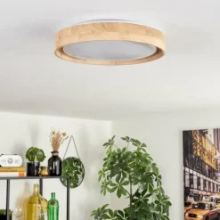 Luminaires Scandinaves-hofstein Tabernas Plafonnier LED Écru, Blanc, 1 lumière