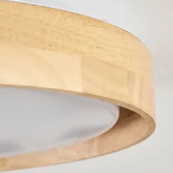 Luminaires Scandinaves-hofstein Tabernas Plafonnier LED Écru, Blanc, 1 lumière, Télécommandes