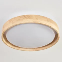 Luminaires Scandinaves-hofstein Tabernas Plafonnier LED Écru, Blanc, 1 lumière, Télécommandes