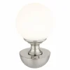 Luminaires Globo Lighting Tabina Lampe à poser LED Nickel mat, 1 lumière* Éclairage Led