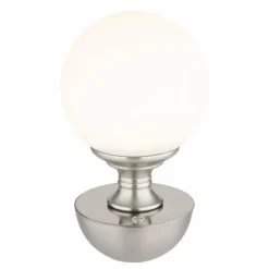 Luminaires Globo Lighting Tabina Lampe à poser LED Nickel mat, 1 lumière* Éclairage Led