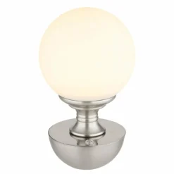 Luminaires Globo Lighting Tabina Lampe à poser LED Nickel mat, 1 lumière* Éclairage Led