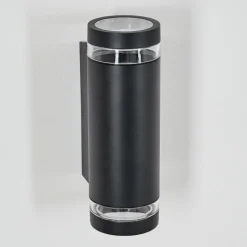 hofstein Tagish Lampe murale d´extérieur, Luminaire Up & Down Noir, 2 lumières