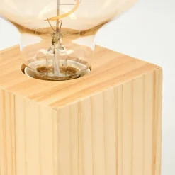 Luminaires Scandinaves-hofstein Tallsebo Lampe à poser Écru, 1 lumière