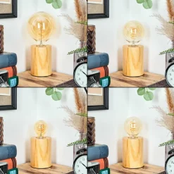 Luminaires Scandinaves-hofstein Tallsebo Lampe à poser Écru, 1 lumière