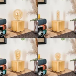 Luminaires Scandinaves-hofstein Tallsebo Lampe à poser Écru, 1 lumière